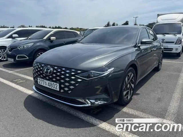 Hyundai The New Grandeur IG Hybrid 2021 Черный из Кореи