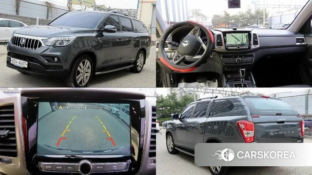 Ssangyong Rexton Sports 2018 Серый из Кореи