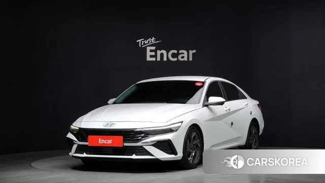 Hyundai The New Avante (CN7) 2023 Белый из Кореи