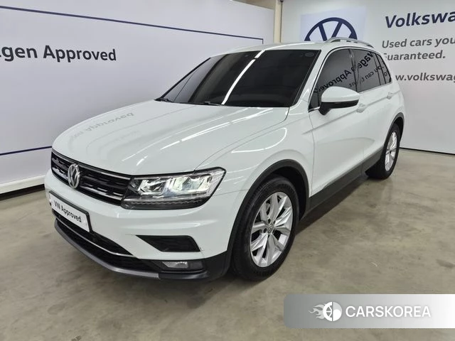 Volkswagen Tiguan second Generation 2020 Белый из Кореи