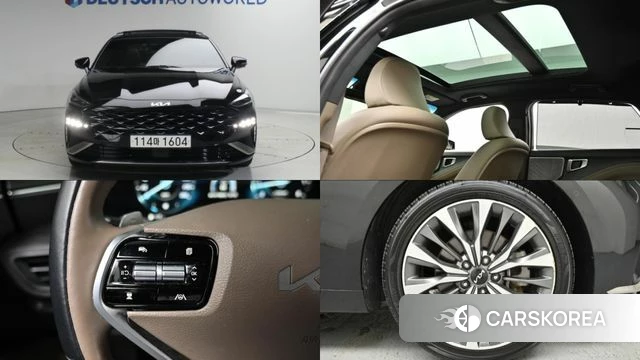 Kia K8 2021 Черный из Кореи