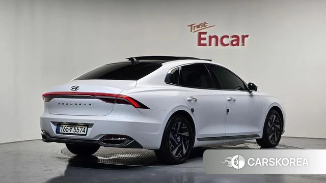 Hyundai The New Grandeur IG Hybrid 2021 Белый из Кореи