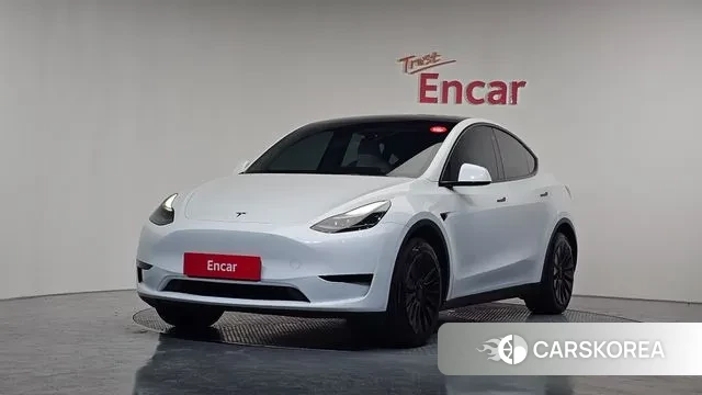 Tesla Model Y 2023 Белый из Кореи
