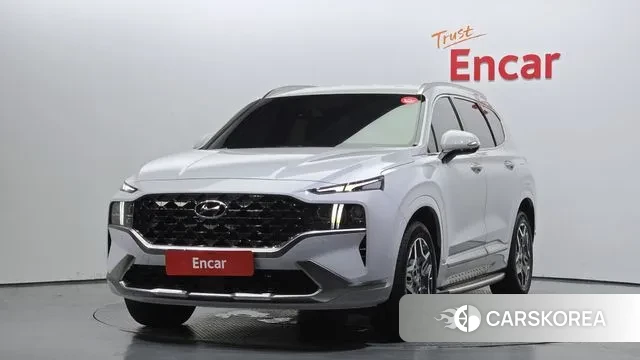 Hyundai The New Santa Fe 2023 Серебристо-серый из Кореи