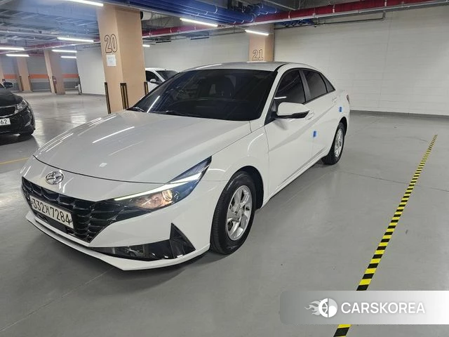 Hyundai Avante (CN7) 2020 Белый из Кореи