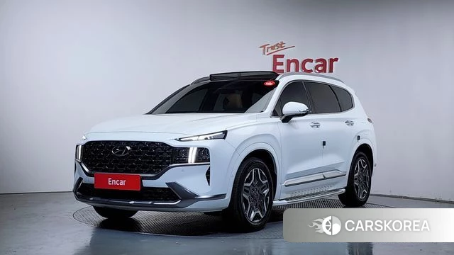 Hyundai The New Santa Fe 2022 Белый из Кореи