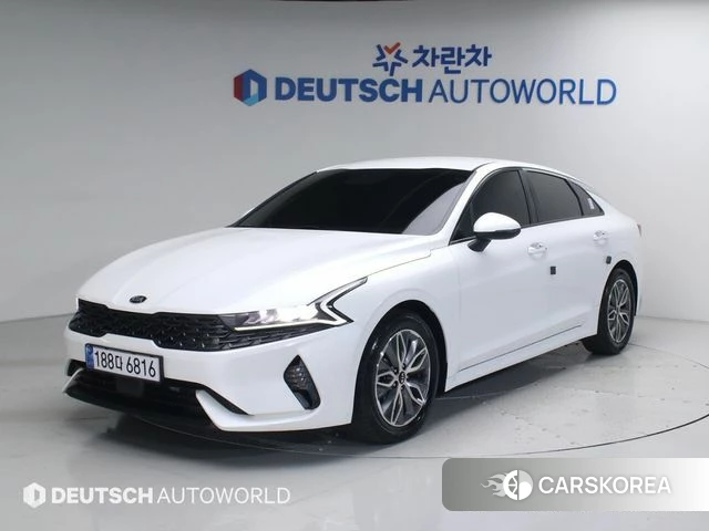 Kia K5 Hybrid 3rd Generation 2021 Белый из Кореи