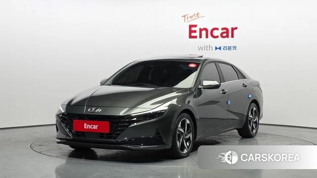 Hyundai Avante Hybrid (CN7) 2021 Серый из Кореи