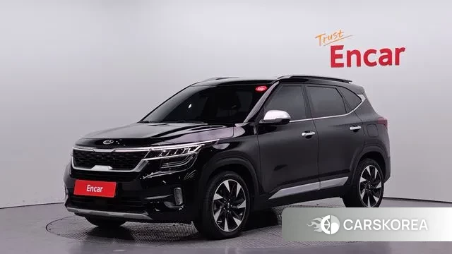 Kia Seltos 2020 Черный из Кореи