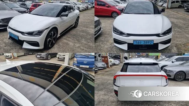 Kia EV6 2022 Белый из Кореи