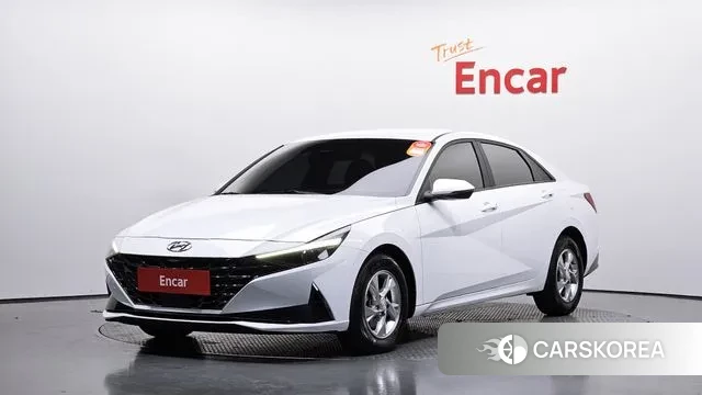 Hyundai Avante (CN7) 2022 Белый из Кореи
