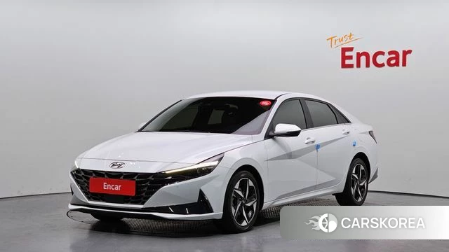 Hyundai Avante (CN7) 2020 Белый из Кореи