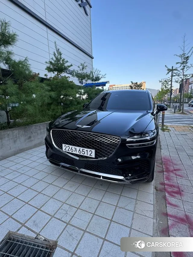 Genesis GV70 2021 Черный из Кореи