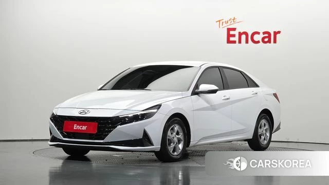 Hyundai Avante (CN7) 2021 Белый из Кореи