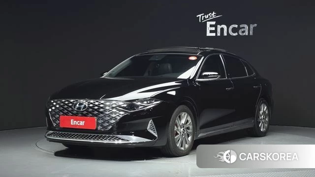 Hyundai The New Grandeur IG Hybrid 2020 Черный из Кореи