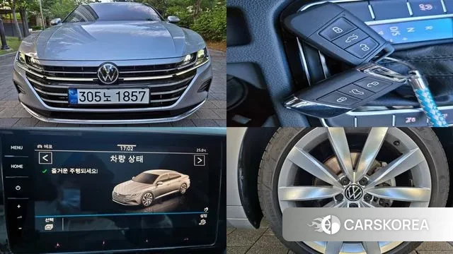 Volkswagen Arteon 2023 Серебристо-серый из Кореи