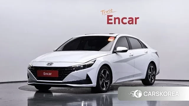 Hyundai Avante (CN7) 2020 Белый из Кореи