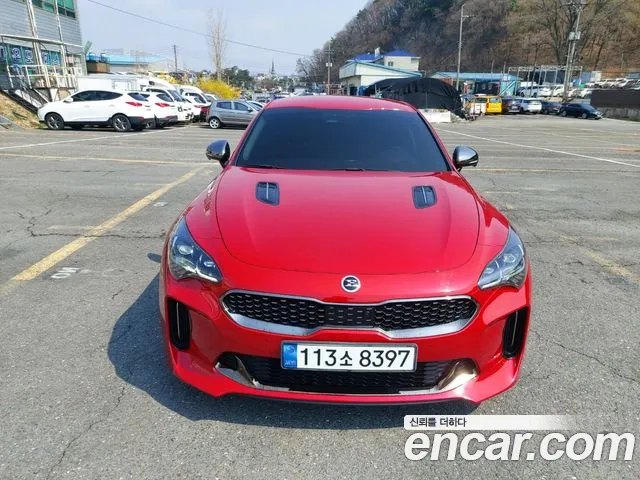 Kia Stinger Meister 2021 Красный из Кореи