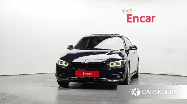 BMW 4 Series (F32) 2018 Синий из Кореи