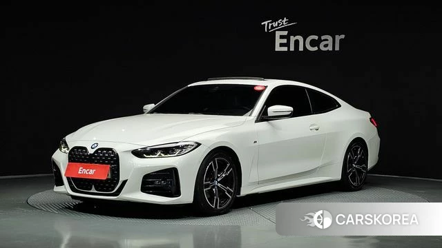 BMW 4 Series (G22) 2021 Белый из Кореи