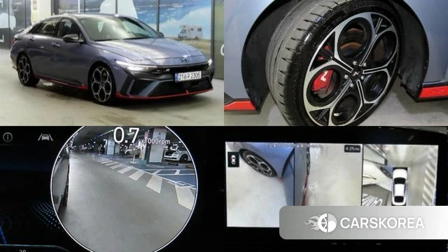Hyundai The New Avante (CN7) 2025 Синий из Кореи