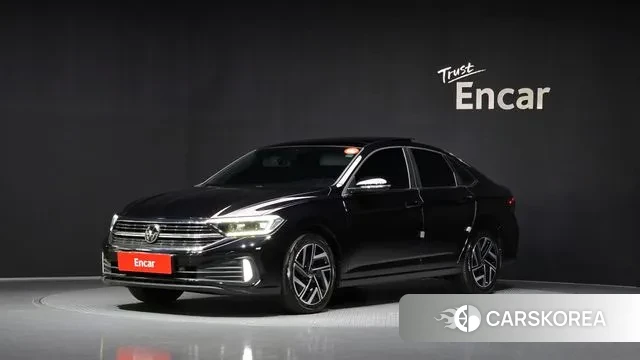 Volkswagen 7th Generation of Jetta 2022 Черный из Кореи