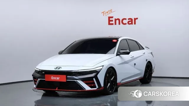 Hyundai The New Avante (CN7) 2023 Белый из Кореи