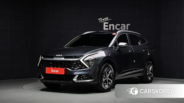 Kia Sportage 5th Generation Hybrid 2023 Серый из Кореи