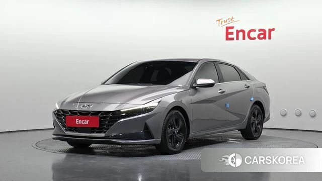 Hyundai Avante (CN7) 2021 Серебристо-серый из Кореи