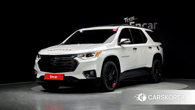 Chevrolet (GM Daewoo) Traverse 2021 Белый из Кореи