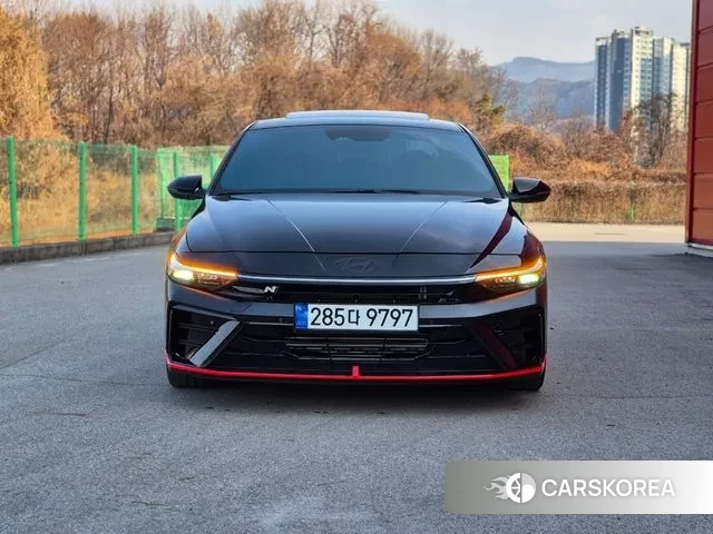 Hyundai The New Avante (CN7) 2024 Черный из Кореи