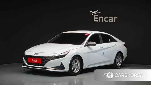 Hyundai Avante (CN7) 2022 Белый из Кореи