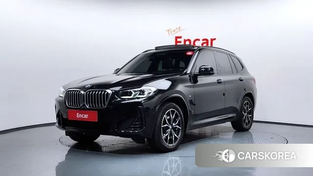 BMW X3 (G01) 2022 Черный из Кореи