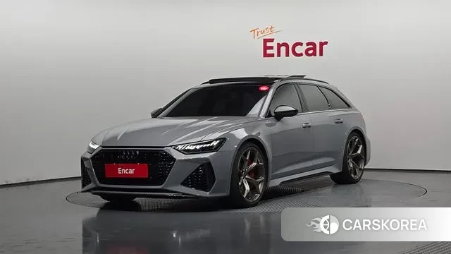 Audi RS6 (C8) 2025 Серебристо-серый из Кореи