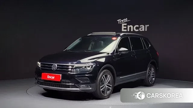 Volkswagen Tiguan Allspace 2018 Черный из Кореи