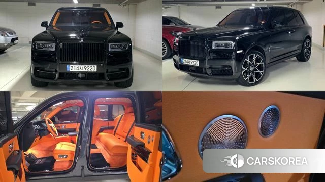 Rolls-Royce Cullinan 2020 Черный из Кореи