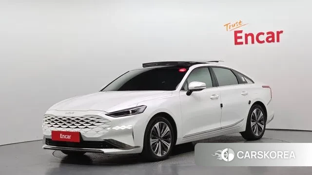 Kia K8 Hybrid 2023 Белый из Кореи