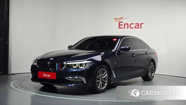 BMW 5 Series (G30) 2018 Синий из Кореи