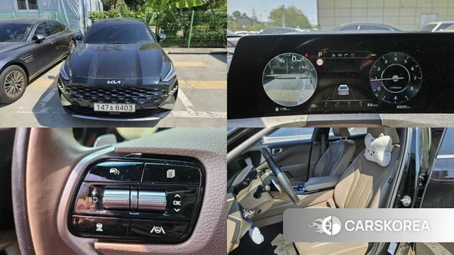 Kia K8 2021 Черный из Кореи