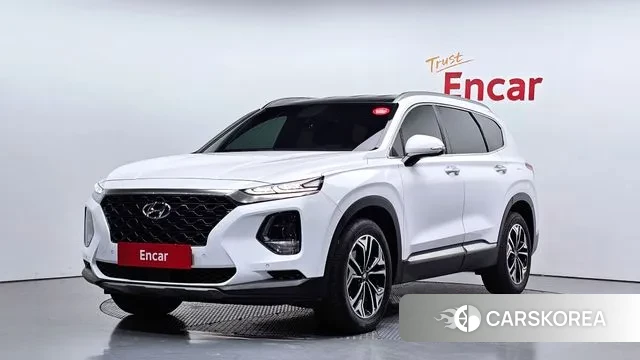Hyundai Santa Fe TM 2018 Белый из Кореи