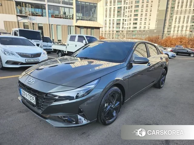Hyundai Avante (CN7) 2022 Серый из Кореи