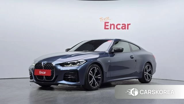BMW 4 Series (G22) 2021 Синий из Кореи