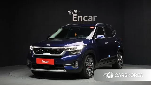 Kia Seltos 2021 Синий из Кореи