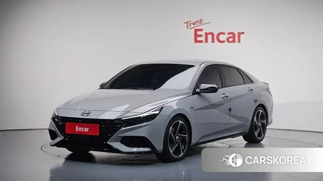 Hyundai Avante (CN7) 2020 Серебристо-серый из Кореи