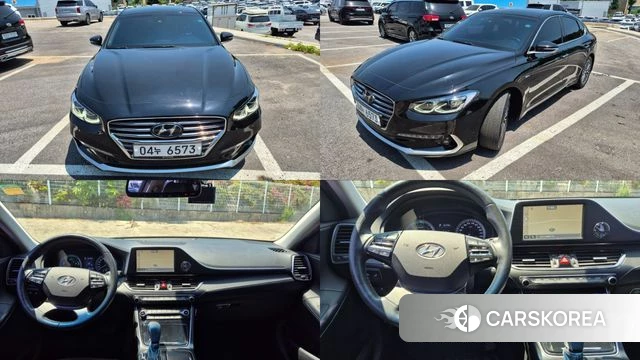 Hyundai Grandeur IG Hybrid 2018 Черный из Кореи