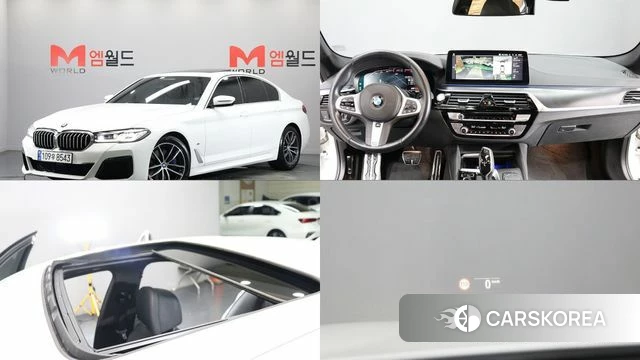 BMW 5 Series (G30) 2023 Белый из Кореи