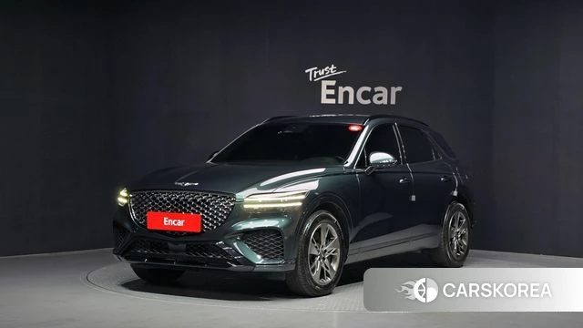 Genesis GV70 2021 Темно-зеленый из Кореи