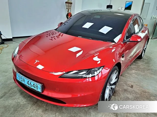 Tesla Model 3 2024 Красный из Кореи