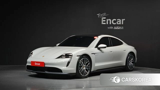 Porsche Taycan 2023 Серебристо-серый из Кореи