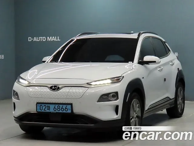 Hyundai Kona Electric 2018 Белый из Кореи
